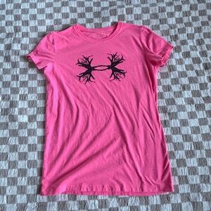 Under Armour Pink Short Sleeve Tee
